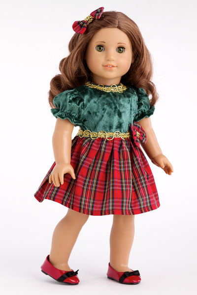 american girl holiday dresses Christmas Classic - Clothes for 18 inch Doll