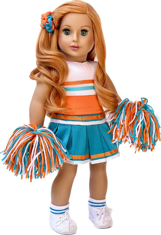 Soccer Girl -  Clothes for 18 inch Doll - 4 Piece Outfit - Shirt, Shorts, Socks and Shoes