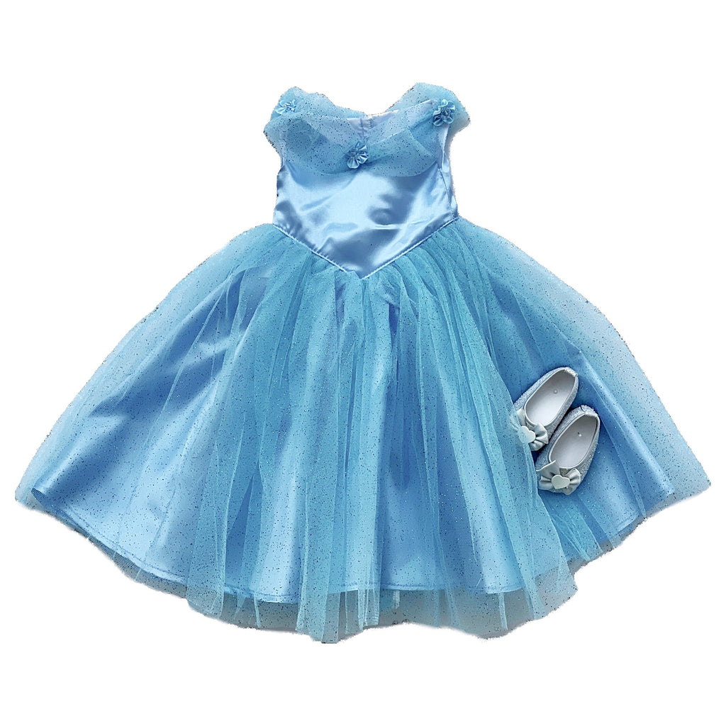 Cinderella - Clothes for 18 inch American Girl Doll - Gown and Slippers –  Dreamworld Collections