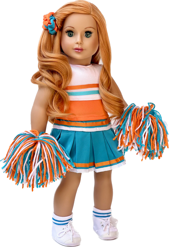 18 inch doll cheer top outfit