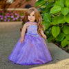 Misty Lilac - 2 Piece Gown for 18 inch Doll - 18 inch Doll Clothes (Doll NOT Included)