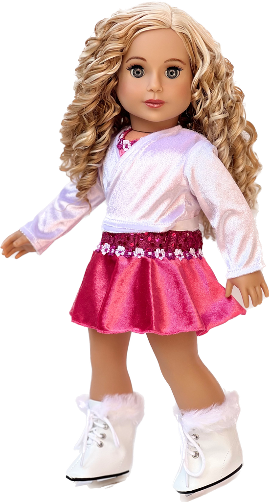 Cheerleader - Clothes for 18 inch American Girl Doll - Blouse, Skirt,  Headband, Socks, Shoes – Dreamworld Collections