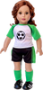 Soccer Girl -  Clothes for 18 inch Doll - 4 Piece Outfit - Shirt, Shorts, Socks and Shoes