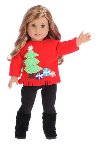 Siege Jacket - Clothes for 18 inch Doll - 4 Piece Outfit - Jacket, Tank Top, Skinny Jeans and Boots