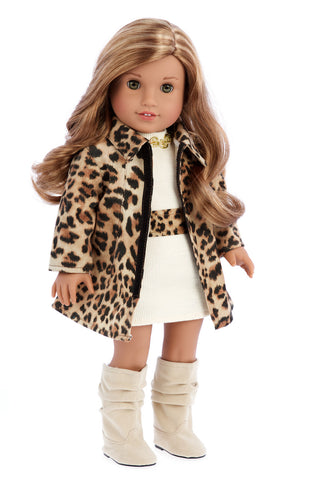 Siege Jacket - Clothes for 18 inch Doll - 4 Piece Outfit - Jacket, Tank Top, Skinny Jeans and Boots