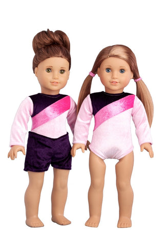 Cotton Candy - Clothes for 18 inch Doll - Pink Parka with Hood, Short Ivory Dress and Pink Boots