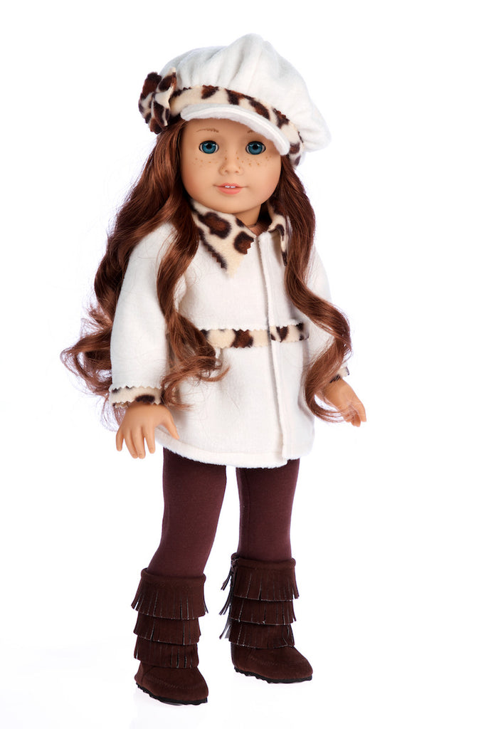 Marshmallow 18 inch Doll Clothes Doll Coat Doll Coat Hat