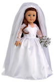 Princess Kate Royal Wedding Dress Doll Clothes