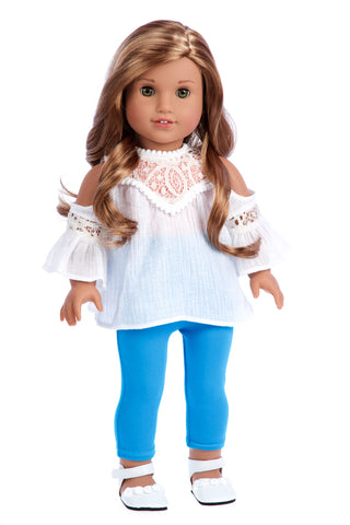 Siege Jacket - Clothes for 18 inch Doll - 4 Piece Outfit - Jacket, Tank Top, Skinny Jeans and Boots