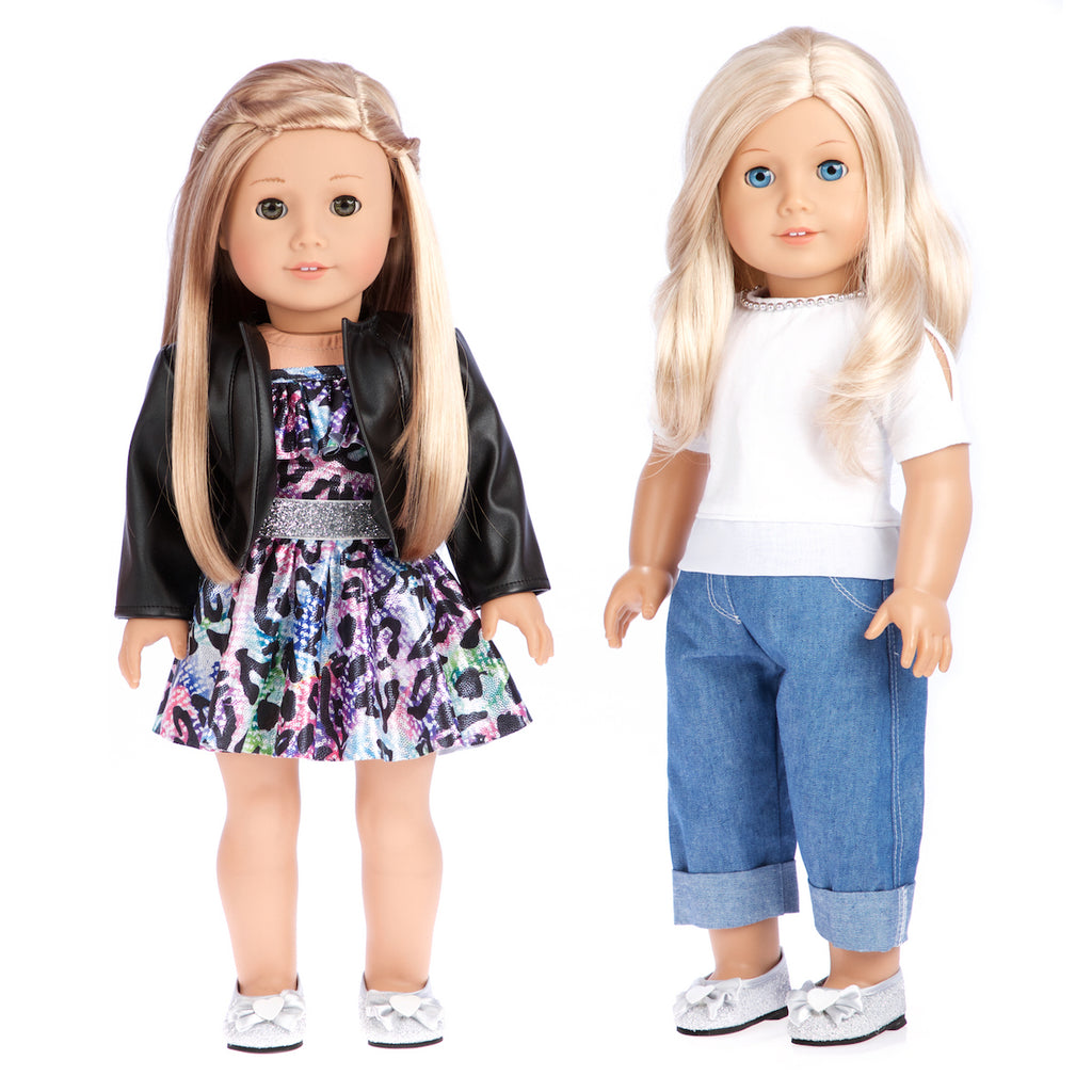 Ultimate Doll Playset - 3 Complete Mix and Match Doll Outfits